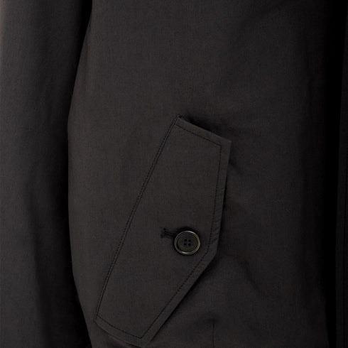 Amomento Padded Cotton Nylon Jumper Black AM24FWM04JP Degli Uberti